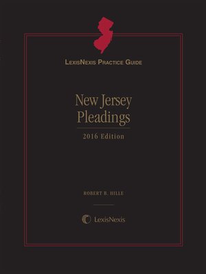 cover image of LexisNexis Practice Guide New Jersey Pleadings